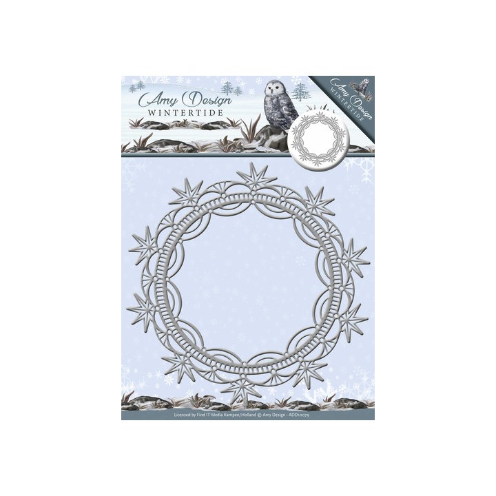 (ADD10079)Die - Amy Design - Wintertide - Ice Crystal Frame