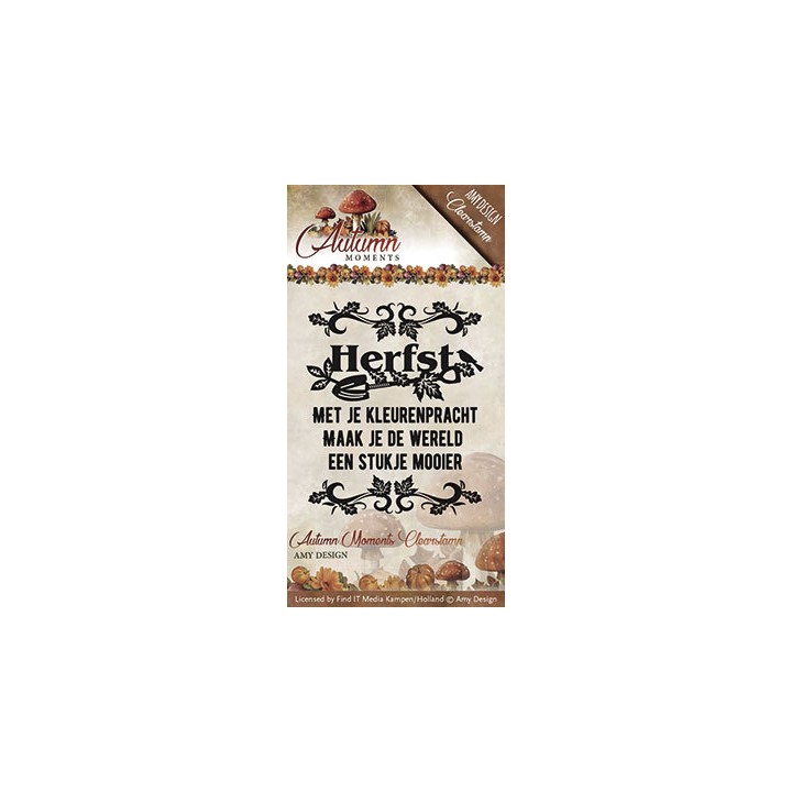 (ADCS10010)Clearstamp - Amy Design - Autumn Moments