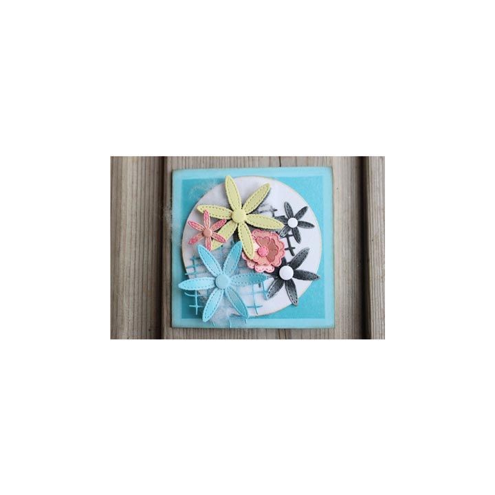 (6002/0598)Cutting & Embossing stencil Mery's raster rond