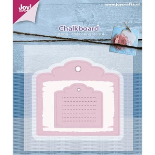 (6002/0594)Cutting & Embossing stencil Mery's Chalkboard