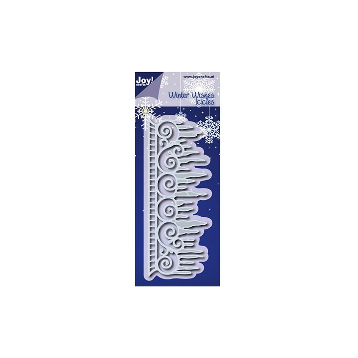 (6002/0635)Cutting & Embossing stencil Winter Wishes Icicles