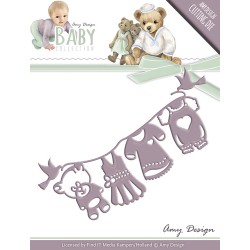 (ADD10053)Die - Amy Design - Baby Collection - Clothes line