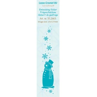 (35.2663)Border embossing folder Snowman
