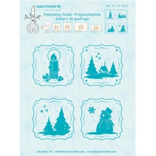 (35.2632)Embossing folder Frames Winter