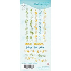 (55.2861)Clear stamp Christmas Garlands