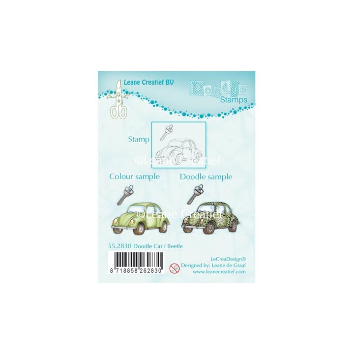 (55.2830)Doodle Stamp - HousesCar / Beetle