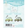 (55.2830)Doodle Stamp - HousesCar / Beetle