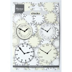 (JU0956)Marianne Design Clocks