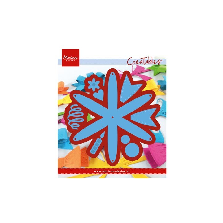 (LR0449)Creatables stencil Rosette