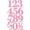(COL1418)Collectables Elegant numbers