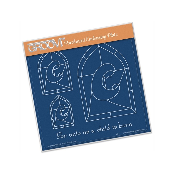 (GRO-CH-40417-03)Groovi Plate A5 Madonna Window