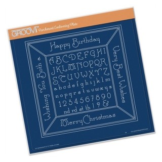 (GRO-FL-40397-15)Alphabet Picture Frame