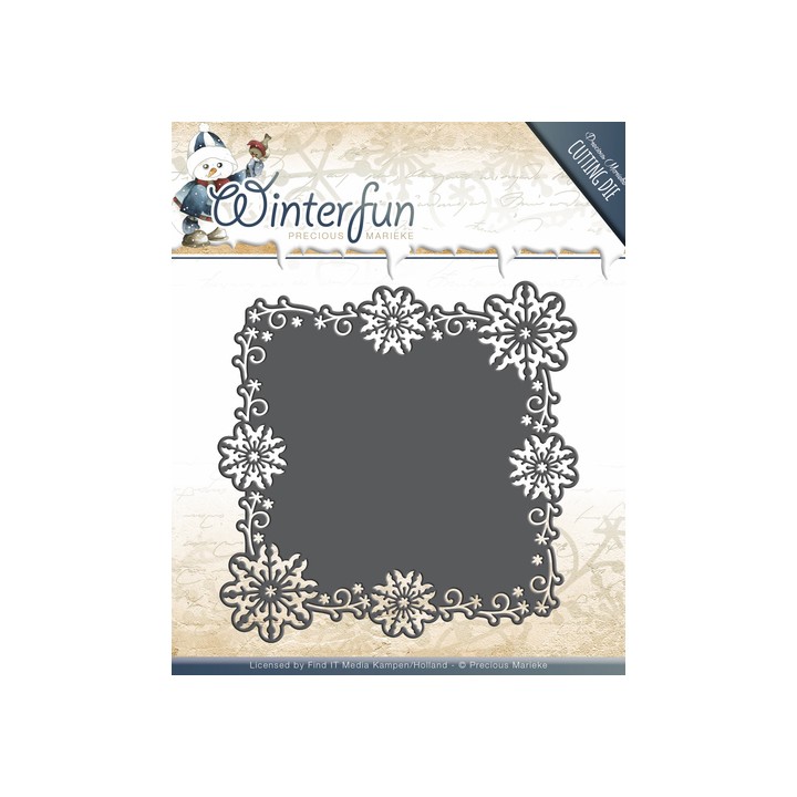 (PM10076)Die - Precious Marieke - Winterfun - Frame