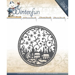 (PM10079)Die - Precious Marieke - Winterfun - Ornament