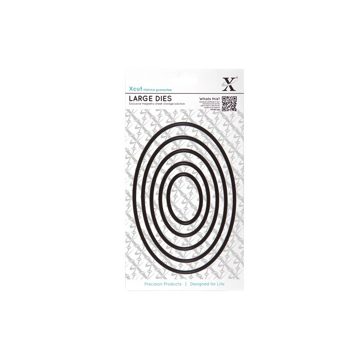 (XCU503410)Nesting Dies (5pcs) - Oval (Large)