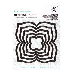 (XCU503413)Nesting Dies (5pcs) - Four Petal