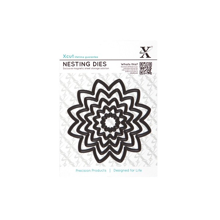 (XCU503414)Nesting Dies (5pcs) - Flower