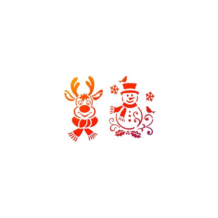 (9002.711.00)Viva Decor stencil A4 Winter