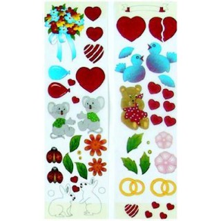 Pergamano 3D Strips Love