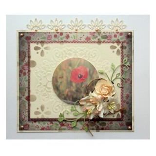 (6002/0649)Cutting & Embossing stencil Endless background swirls