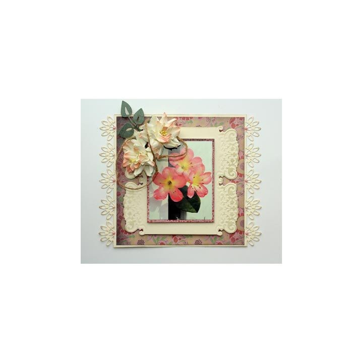 (6002/0649)Cutting & Embossing stencil Endless background swirls