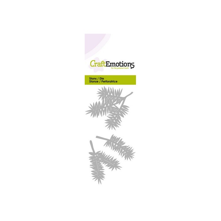 (115633/0180)CraftEmotions Die - pine branches