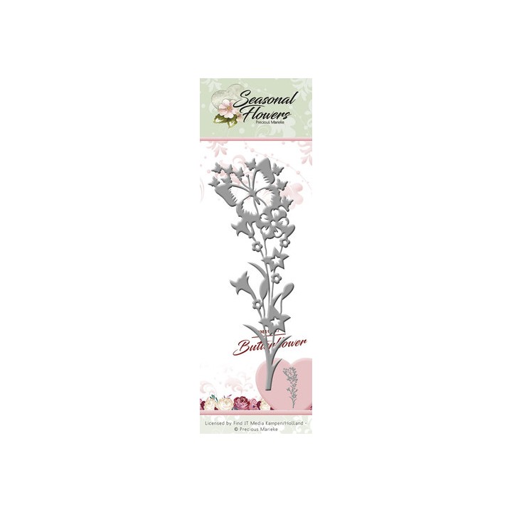 (PM10087)Die - Precious Marieke - Seasonal Flowers - Butterflowe