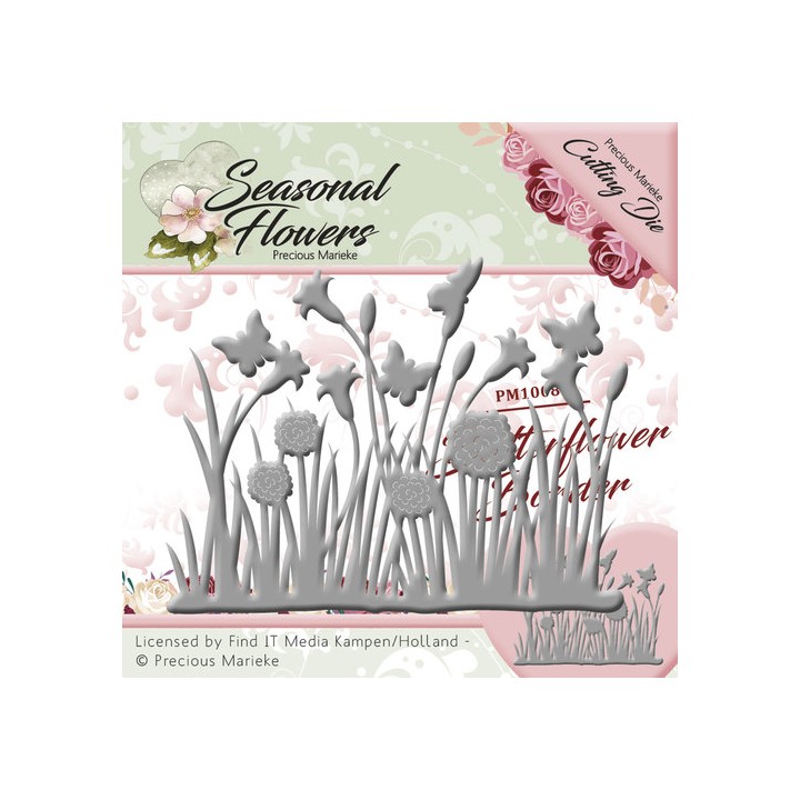 (PM10086)Die - Precious Marieke - Seasonal Flowers - Butterflowe