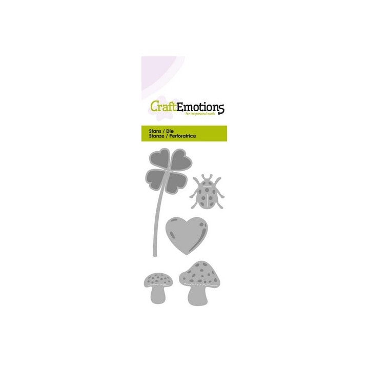 (115633/0171)CraftEmotions Die - luck symbols