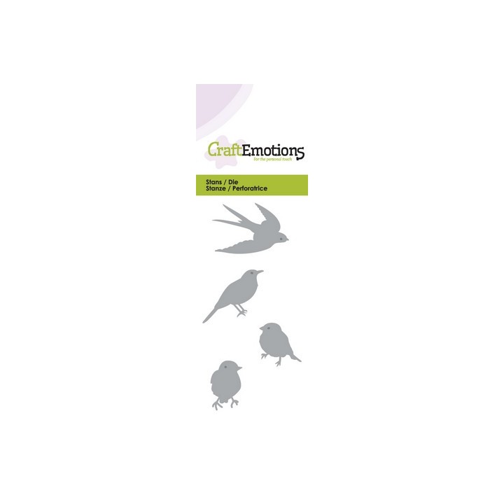 (115633/0161)CraftEmotions Die - birds