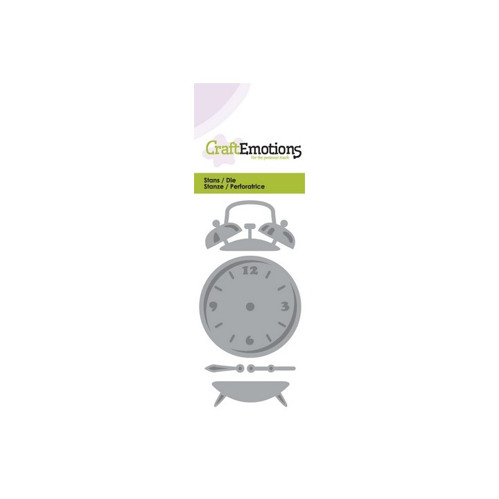 (115633/0158)CraftEmotions Die - clock