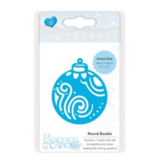 (1395E)Tonic Studios Die - Rococo petite - round bauble