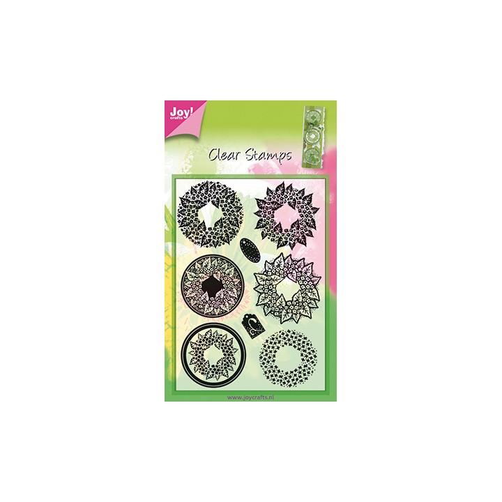(6410/0063)Clear stamps - Wreaths