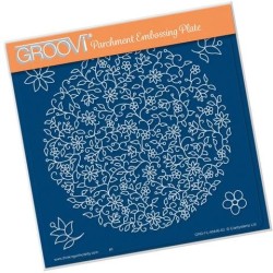 (GRO-FL-40446-03)Groovi Plate A5 Floral Moon
