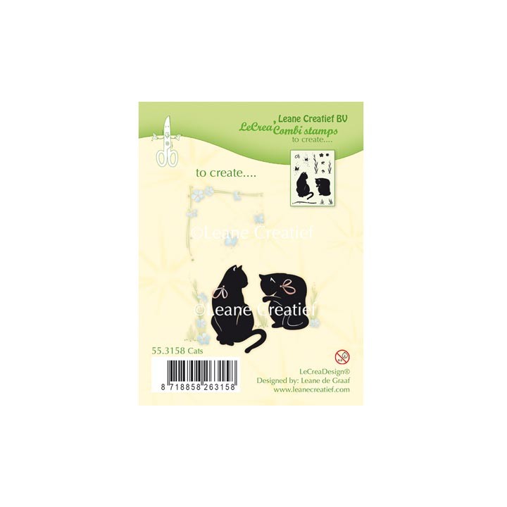 (55.3158)Clear stamp Cats