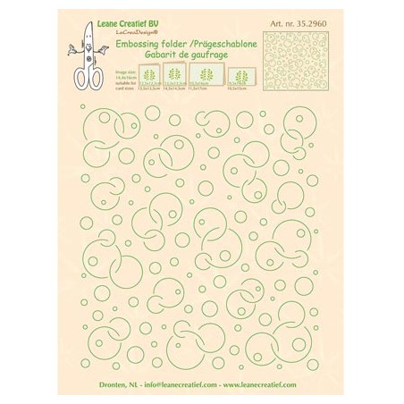 (35.2960)Embossing folder Background Circles