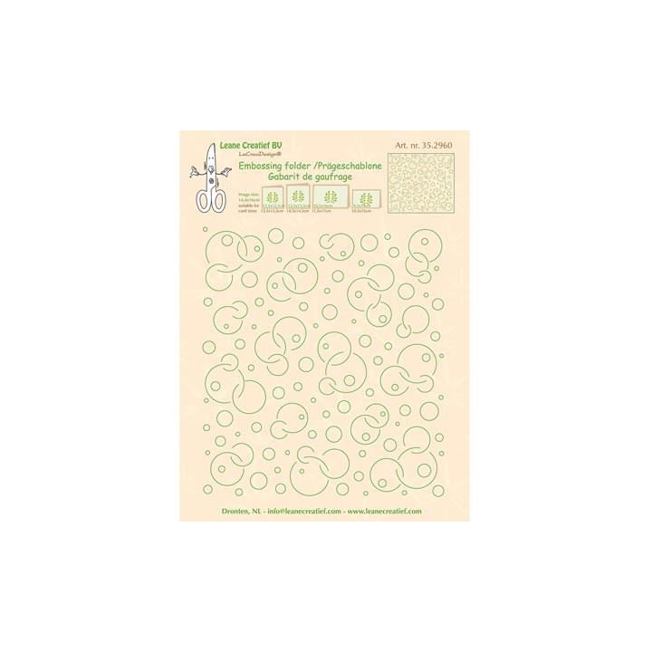 (35.2960)Embossing folder Background Circles