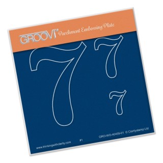 (GRO-WO-40459-01)Groovi Open Numbers 7 ® Baby Plate A6