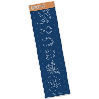 (GRO-TE-40376-09)Groovi Plate Borders Wedding Decorations