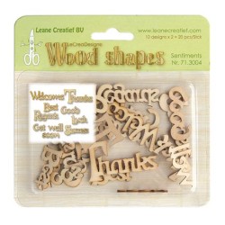 (71.3004)Leane Creatief Wood Shapes Wishes