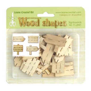 (71.2991)Leane Creatief Wood Shapes Signboards