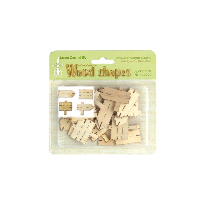 (71.2991)Leane Creatief Wood Shapes Signboards