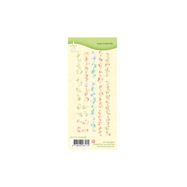 (55.3172)Clear stamp Garlands