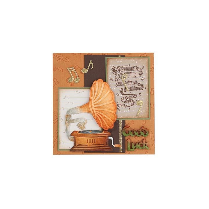 (55.3165)Clear stamp Musical notation