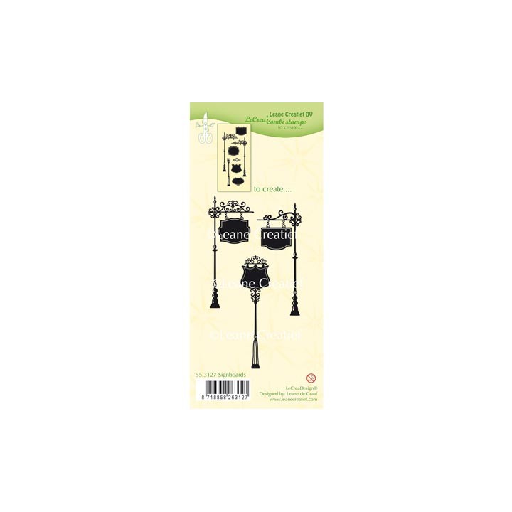 (55.3127)Clear stamp Signboards