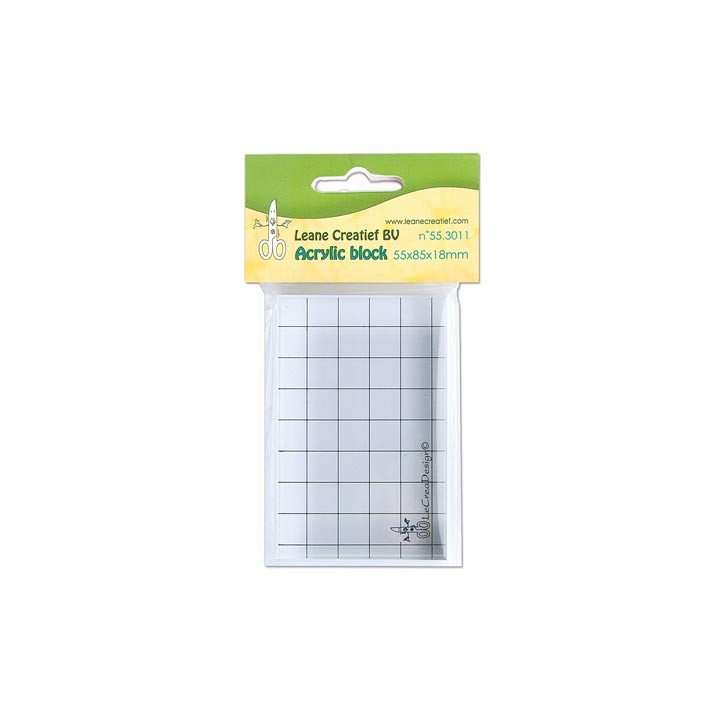 (55.3011)Stamp block clear 55x85x20mm