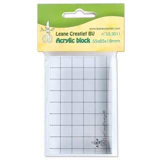 (55.3011)Stamp block clear 55x85x20mm
