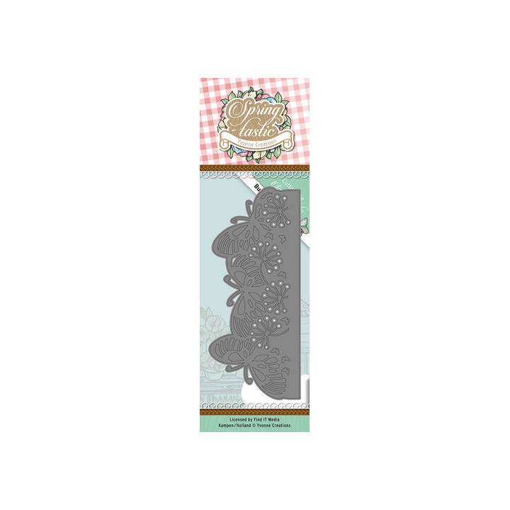 (YCD10085)Die - Yvonne Creations - Spring-tastic - Butterfly Bor