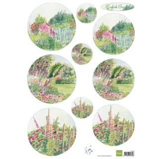 (IT592)3D Tiny's English garden - Roses