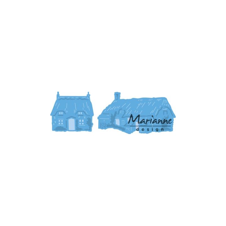 (LR0453)Creatables stencil Tiny's Cottages